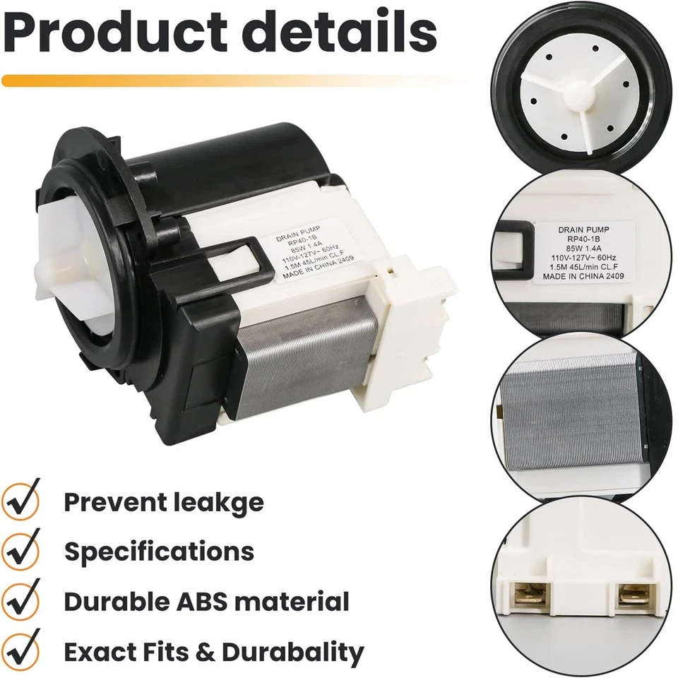 4681EA2001T Water Drain Pump for LG Washer Washing Machine PS3579318 AP5328388
