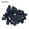 thumbnail image 3 of Bell End Stopper, Cord Rope Lock for Drawstring Bag, Navy Blue 50 Pack, 3 of 5