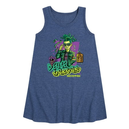 

Monster High - Deuce Gorgon - Toddler and Youth Girls A-line Dress