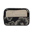 thumbnail image 1 of Almacenamiento Organizador Maquillaje Cosmetic Bag Mujeres PVC Floral Clear Gran Capacidad Con para Viajar, 1 of 8