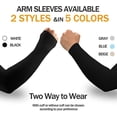 thumbnail image 3 of 5-Pairs Cooling Sun Sleeves UV Protection Arm Sleeves Arm Cover Sleeve for Men Women, 3 of 5