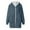 Blue, variant on LYXSSBYX Women Long Sleeve Shacket Jacket Hot Sale Clearance Womens Solid Oversized Zip Down Hooded Coat Cardigans Outwear with Pocket