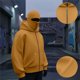 thumbnail image 3 of Ceisia Men's Outdoor Sports Jacket Hooded Long Sleeve Summer Loose Fit with Pockets Gift, 3 of 9