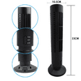 thumbnail image 5 of Hibibud Tower Fan Quite Mini Fan USB Powered Desk Table Fan with 2 Speeds Portable Small Bladeless Fan for Bedroom Office Home Desktop, 5 of 5