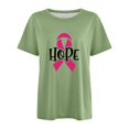 thumbnail image 4 of WILLBEST T-Shirt Mode Décontractée pour Femmes Imprimé Ruban Promotionnel International Manches Courtes Col Rond T-Shirt, 4 of 4