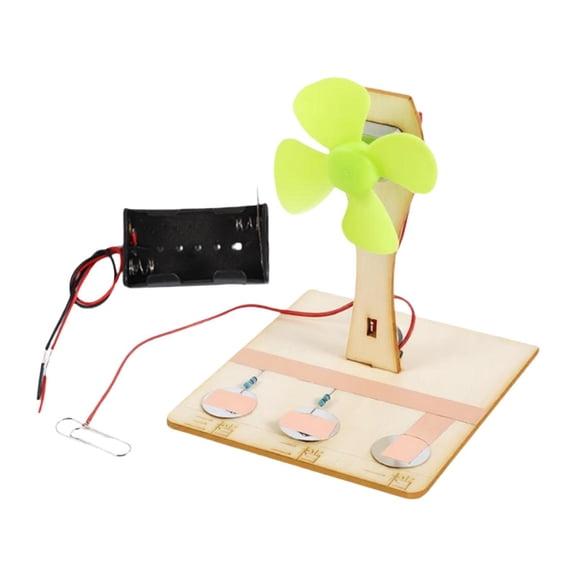 QSTDGVPW DIY Electric Fan Kit Learning Project Fun Handmade Crafts Science Experiment Kit