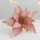 thumbnail image 3 of 1 corona de flores con purpurina para Navidad de 25 cm, adorno colgante para árbol de Navidad, para decoración de bodas, fiestas y el hogar, 3 of 5