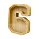thumbnail image 2 of Alcancía de madera, caja para ahorrar dinero, tarro transparente para dinero para cumpleaños de adultos. Estilo B, 2 of 9