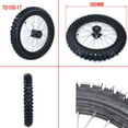 thumbnail image 7 of Applies to 70/100-17 Inch Motorcycle Front Wheel 1.60-17 Steel Rim Circle Aluminum Hub 17" Dirt Tire CRF KLX Kayo BSE Dirt Pit Bike, 7 of 7