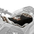 thumbnail image 2 of Renewold Waterproof ATV Seat Cover 25.2x10 Inch, Universal Four Wheeler Seat Cover Stretch Fit for Honda/Yamaha/Polaris, Elastic Edge Mud/Snow Protector, Southwest American Tribal Black Brown, 2 of 7