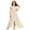 K130 Beige, variant on Infant Kids Girls Maxi Dress With Ruffles Summer Puff Sleeve Floral Printed Square Neck Comfortnable Dresses Green Size 9-10 Years