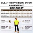 thumbnail image 5 of Gildan High Visibility Safety T-Shirt for Men Hi Vis Short Sleeve Work Reflective Shirts (Safety Green-Orange Pack 8, XL), 5 of 9