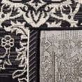 thumbnail image 5 of SAFAVIEH Courtyard Desi Medallion Indoor/Outdoor Area Rug, Black/Ivory, 5'3" x 7'7", 5 of 9