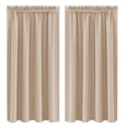 thumbnail image 2 of Curtain,Curtains For Bedroom 63 Inch Length Room Darkening Thermal Insulated Rod Pocket Curtains For Kids Room(38 X 63 Inches Long 1 Panel), 2 of 9