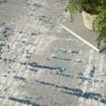 thumbnail image 6 of Nourison Concerto Distressed Ivory Grey Blue 7' x 10' Area Rug (7x10), 6 of 8