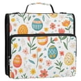 thumbnail image 5 of FORMRS Zipper Binder with Shoulder Strap 2-inch Ring 500 Sheet Capacity File Bag, Floral Easter Eggs, 5 of 5
