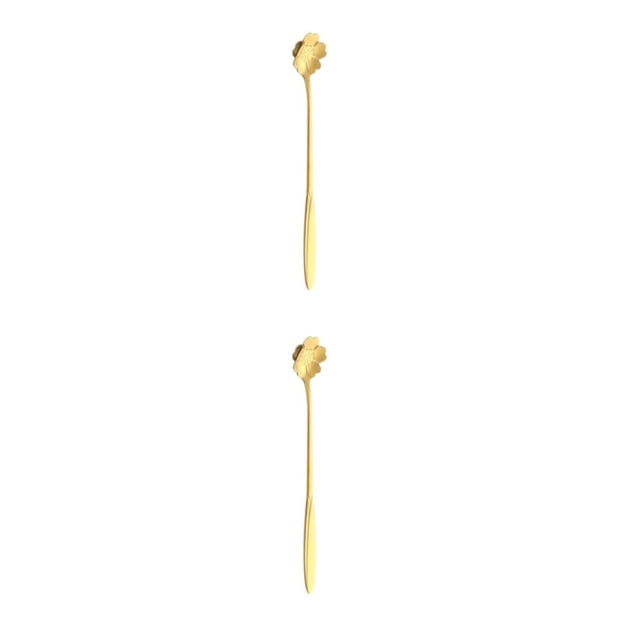 Cuchara de postre Wosthever Acero inoxidable para el hogar cucharilla de condimento tipo 11 2Conjunto