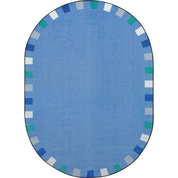On the Border Rug in Softs - Round  7 ft. 7 in.