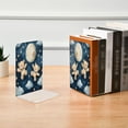 thumbnail image 6 of Wobogo Teddy Bear Night Sky Pattern Acrylic Bookends Clear L-Shaped Book Holder with Non-Slip Pads for Books Files Magazines CD DVD 5.4×4.1×8.1in, 6 of 6