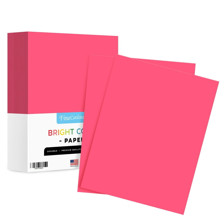 A4 Paper Bright Red Coloured 120GSM - Recycled 10 Sheets