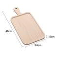 thumbnail image 2 of IFANLANDOR Pizza Serving Board Cutting Board Pine Safe Dining Environment 1Pcs, 2 of 8