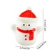 thumbnail image 3 of Mini Figuras Navideñas: Papá Noel, Muñeco de Nieve y Alces, Decoraciones de Resina | Multicolor 3X3X2,5 Cm | para Árboles de Navidad, Jardines, Bolas de Nieve y Fiestas, 3 of 6