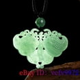 thumbnail image 3 of EOEMY Burmese Jadeite Butterfly Pendant Necklace Jewelry Jade Natural Blue Charms, 3 of 5