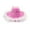 Pink, variant on Christmas Hats for Kids,Western Style Girls Cowboy Hat For Birthday Parties Festive Celebrations Photo And Special Events With Adorable Decorative Details