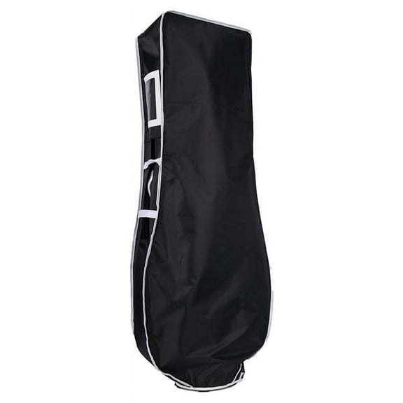 Golf Rain Cover Bag Waterproof and Dustproof Portable Foldable Golf Travel Cover Bag Golf Bag Cover Black