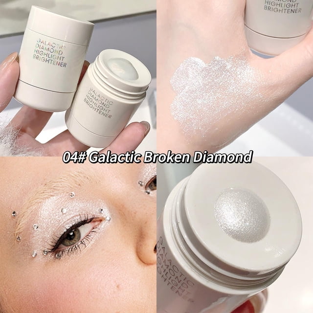 Fiudx Iluminador Galaxy Diamond, Fluido Iluminador para Rostro y Cuerpo, Brillo Duradero En Pómulos y Clavícula, Versátil para Todo Tipo de Piel, Ideal para Eventos Especiales y Uso Diario.