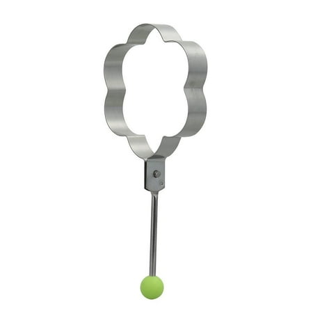 

FTjfrsbc Stainless Steel Omelette Egg Frying Mold Love Round Star Mold(Flower)