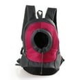 thumbnail image 2 of SUSHANG Pet Backpack Strap Foldable Mesh Dog Shoulder Bag Cat Chest Bag Hands-free Dog Backpack Carrier, Large, Black, 2 of 5