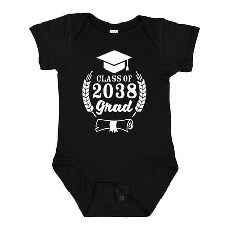 

Inktastic Class of 2038 Grad with Diploma and Graduation Cap Gift Baby Boy or Baby Girl Bodysuit