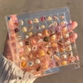 thumbnail image 5 of LongDay Acrylic Magnetic Seashell Display Box, Seashell Storage Box Display Case Decorative Seashell Starfish Trinket, Small Craft Organizers Container for Bead, Nail, Jewelry, 5 of 8