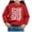 Red hoodies girl JK1124, variant on UYYX Sweatshirts For Girls Teen Girl Sweatshirt Sweatshirts For Girls Toddler & Kids Little Girl'S Pullover Tops Sweaters & Hoodies 6-7 Years