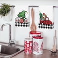 thumbnail image 5 of Christmas Kitchen Towels Plaid Xmas Tree Gnome Truck Kitchen Dishcloth 18 x 26 Inch Ultra Absorbent Tea Towel Drying Hand Towel for Holiday Home Cooking Baking, Set of 2, 5 of 6