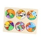 thumbnail image 5 of Rompecabezas de madera para niños, multifuncional, portátil, para estimular la motricidad fina. 6 en 1, 5 of 9