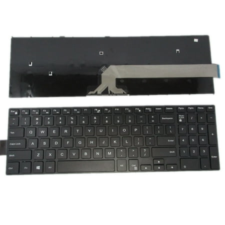 Keyboard Compatible with Dell Inspiron 15 3541 3542 3543 3551 3558 3559 5000 5542 5545 5547 5548 5551 5555 5558 and 17 5000 Series US Layout with Frame