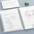 thumbnail image 3 of LNGOOR 1pc 80-Sheet Coil Notebook With PP Cover  Horizontal Line Grid Inner Page Spiral Hardcover Waterproof For Student Or Business Notepad Stationery A5/B5 5.9 X 8 Inch 7.2 X 10 Inch, 3 of 7