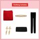 thumbnail image 1 of Disfraz de Cosplay de Anime spyx Family para mujer, Yor Forger, ropa informal, vestido de suéter rojo, uniforme de Halloween, tocado con tachuelas, traje de utilería, 1 of 4