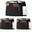 3 Pack, variant on DOVACKA Black Half Waist Server Apron with 3 Pockets, Unisex for Waitress & Waiter, Restaurant Home