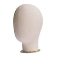 thumbnail image 1 of Cabeza de maniquí para hombre con base, soporte de exhibición de pelucas, sombreros de moda, estante de almacenamiento para el hogar, salón de, 1 of 8