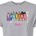 thumbnail image 3 of Barbie Pride - Together - Juniors Cropped Cotton Blend T-Shirt, 3 of 5
