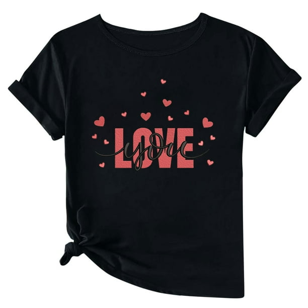 Camisetas de Manga Corta para Mujeres, Camiseta de Cuello Redondo Impresa de Moda, Primavera Y Verano Casual