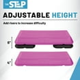 thumbnail image 5 of The Step Circuit Size Platform with Two (2) Freestyle Risers - Pink, 5 of 6