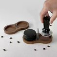 thumbnail image 4 of 51/53/58MM Walnut Wood Coffee Tamper Mat Station Stand Coffee Powder Base Tamper Storage Pad Filter Screen Holder Coffee Tools, 4 of 5