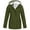 001_Army Green, variant on Women's Warm Winter Coat Thicken Fleece Lined Parka Plus Size Jacket Hooded Waterproof Windbreaker With Hood