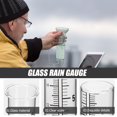 thumbnail image 4 of 4Pcs Professional Rain Gauge Tube Practical Glass Rain Measuring Cylinder, 4 of 8