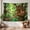 A, variant on XaaKee Tapestry Wall Hanging, Suspended Walkway Nature Library, High-Quality Polyester Bedroom Tapestry, 60x40Inch