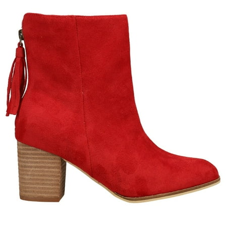

Corkys Womens Boujee Zippered Boots Ankle Mid Heel 2-3